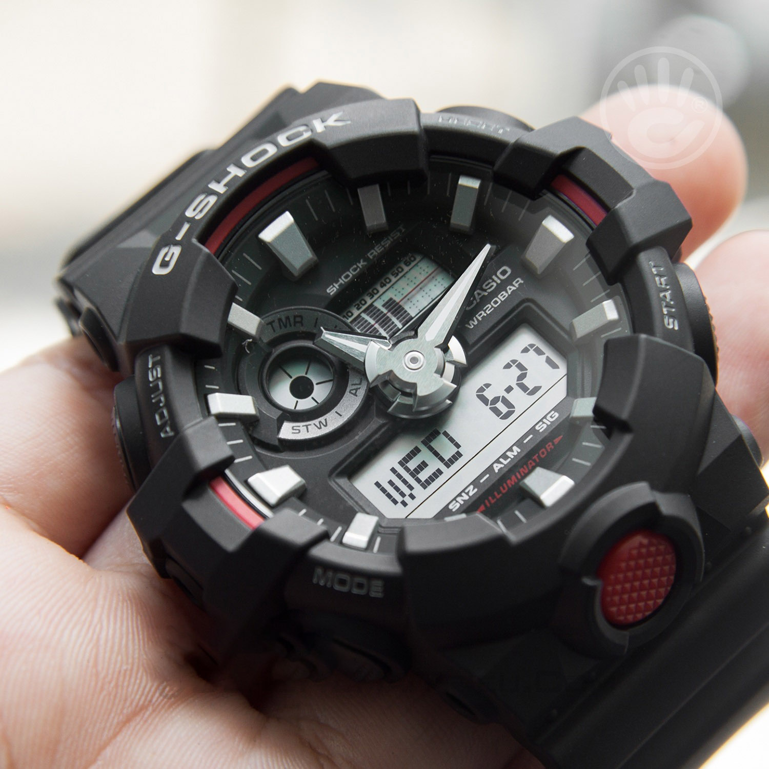 Đồng Hồ Nam Casio Gshock CSGA700 1A G-Shock nam màu đen