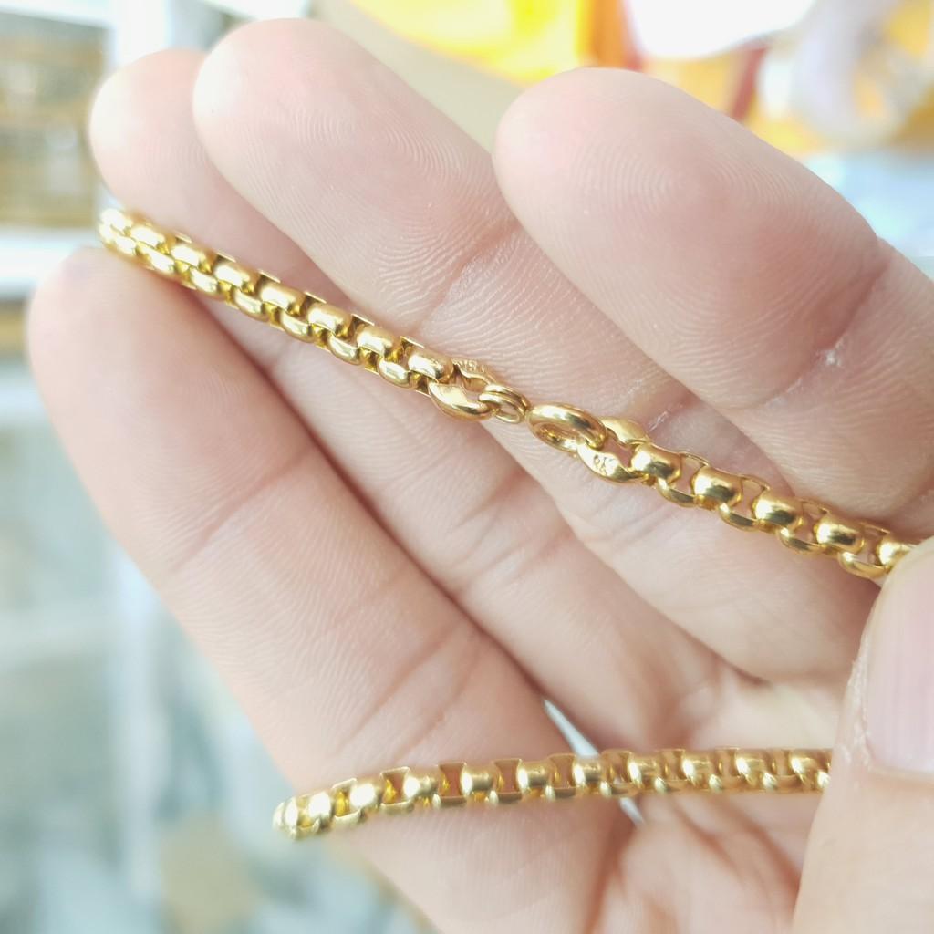 Dây Chuyền Ống Vuông 3MM-7MM Titanium Cao Cấp-Dùng tắm rửa thoải mái
