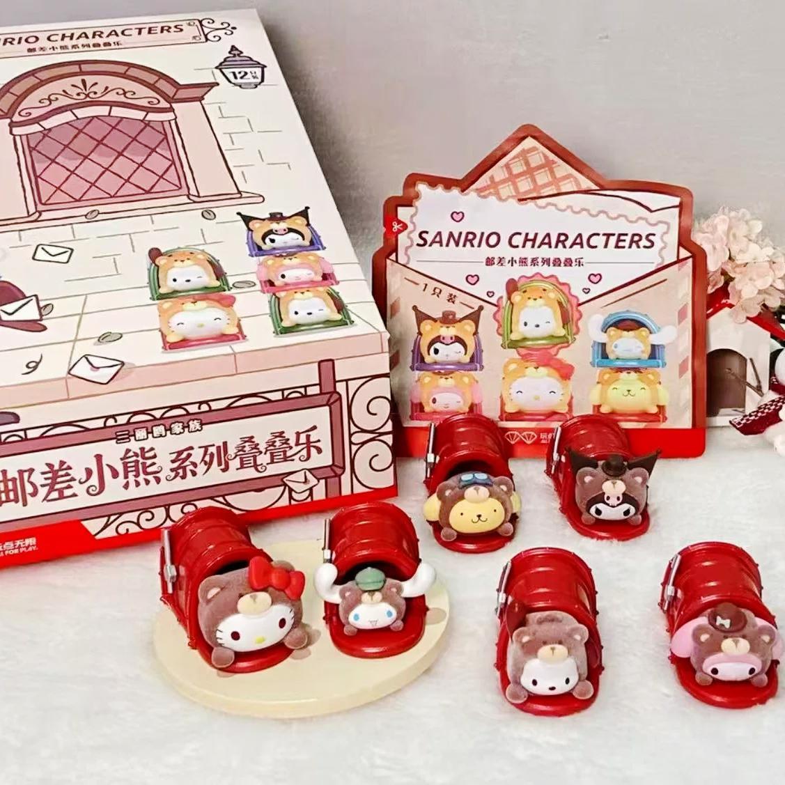 Blindbox Đồ Chơi Mô Hình Sanrio characters - Postman Bear Series Q-Topping - Allforplay RS28