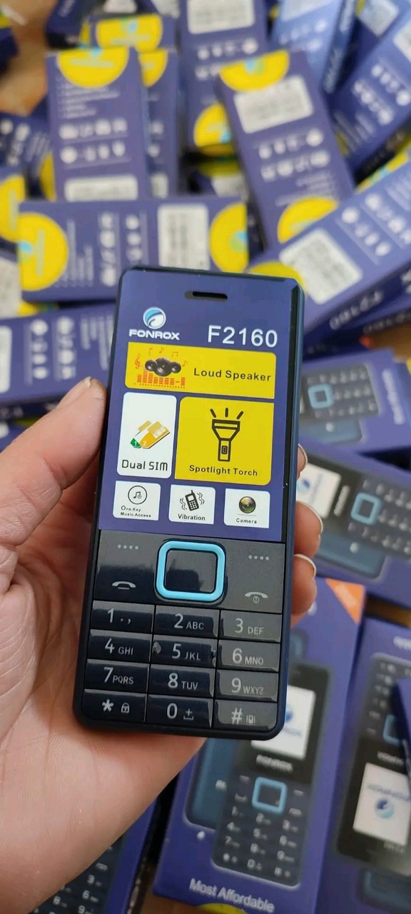 Điện thoại Fonrox F2160 Thương hiệu mỹ giá rẻ , 2 sim 2 sóng , Máy chắc chắn siêu bền