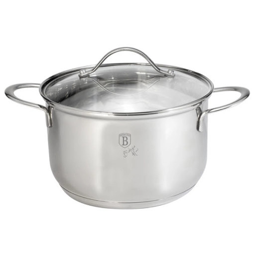 Nồi CASSEROLE Berlinger Haus BH/6292 24cm - silver collection Hàng chính hãng