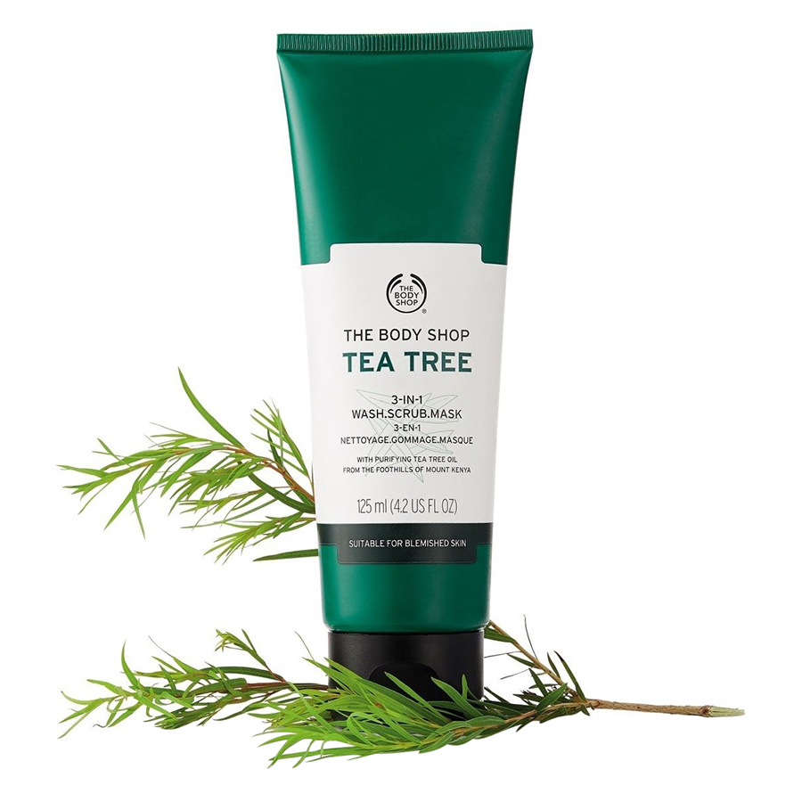 Sữa Rửa Mặt Đa Năng Tea Tree 3-In-1 Wash Scrub Mask 125ML