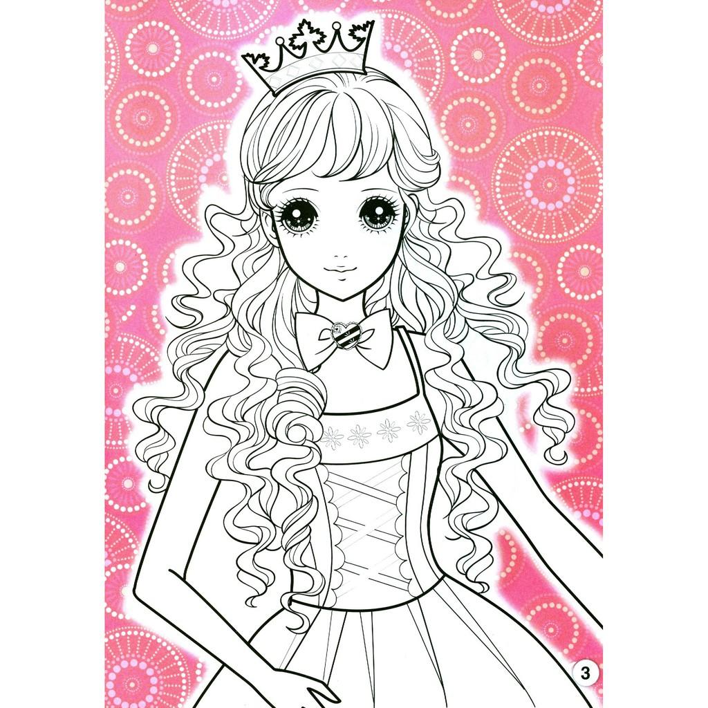 Tô Màu Công Chúa Xinh Đẹp Công Chúa Thời Trang - Bản Quyền