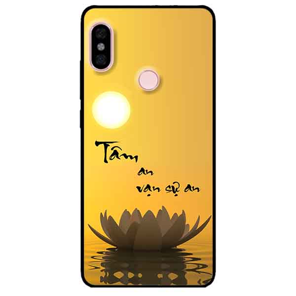 Ốp lưng in cho Xiaomi Redmi Note 6 Pro Mẫu Tâm An