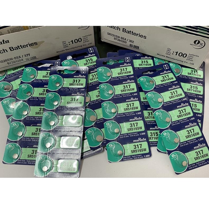 Pin đồng hồ Murata Nhật Bản 1.55V dành cho đồng hồ đeo tay