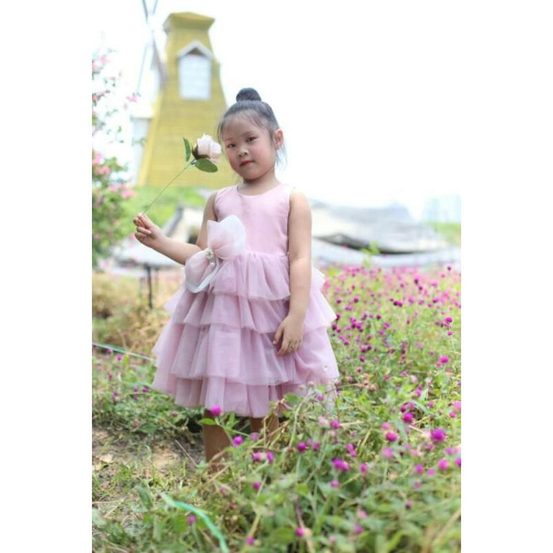THANH LÝ TOÀN SHOP - Đầm công chúa 4 tầng Momkid