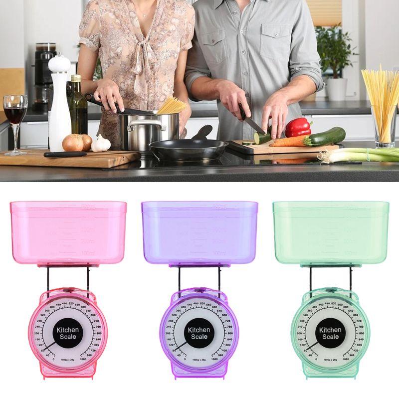 CÂN THỰC PHẨM MINI MÀN HÌNH KIM TỐI ĐA 1KG KITCHEN SCALE ĐO CHÍNH XÁC VÀ CHUẨN THIẾT KẾ NHỎ GỌN , VẠCH CHIA RÕ RÀNG
