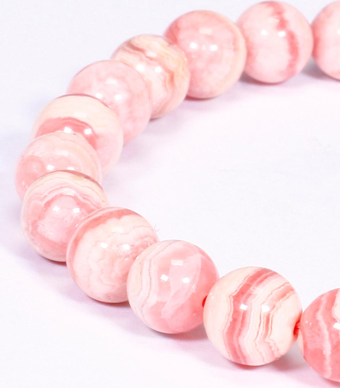 Vòng tay đá đào hoa mệnh hỏa , thổ - Ngọc Quý Gemstones