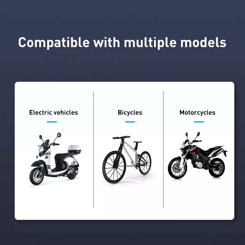 Giá đỡ đế giữ điện thoại hiệu Baseus Knight Motocycle bike cho xe mô tô / xe đạp / xe máy (Chốt kẹp chắc chắn, phù hợp với nhiều dòng máy và xe) - Hàng nhập khẩu