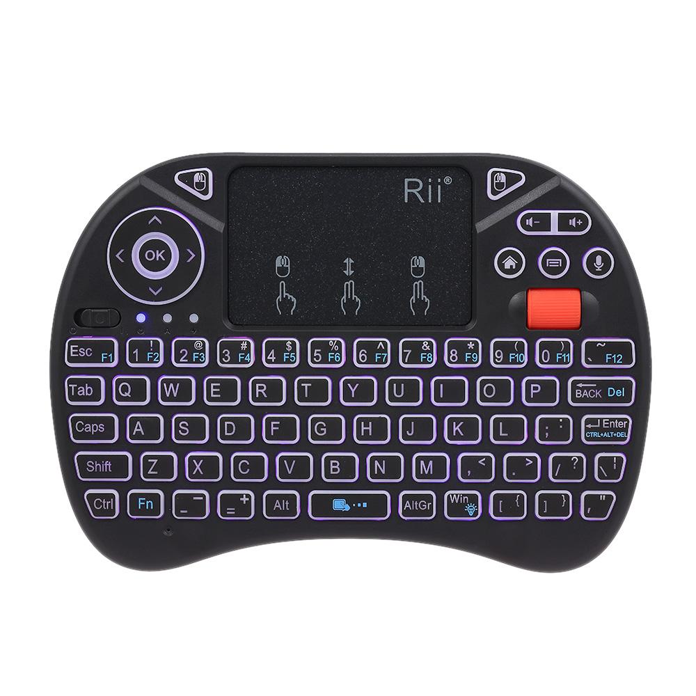 Bàn Phím Không Dây Rii X8 Plus 2.4ghz Tích Hợp Chuột Cảm Ứng Cho Android Tv Box Smart Tv Pc