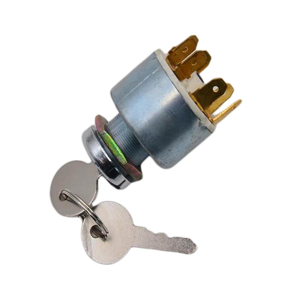 Universal Ignition Barrel Key Switch Waterproof Keys Car   12v