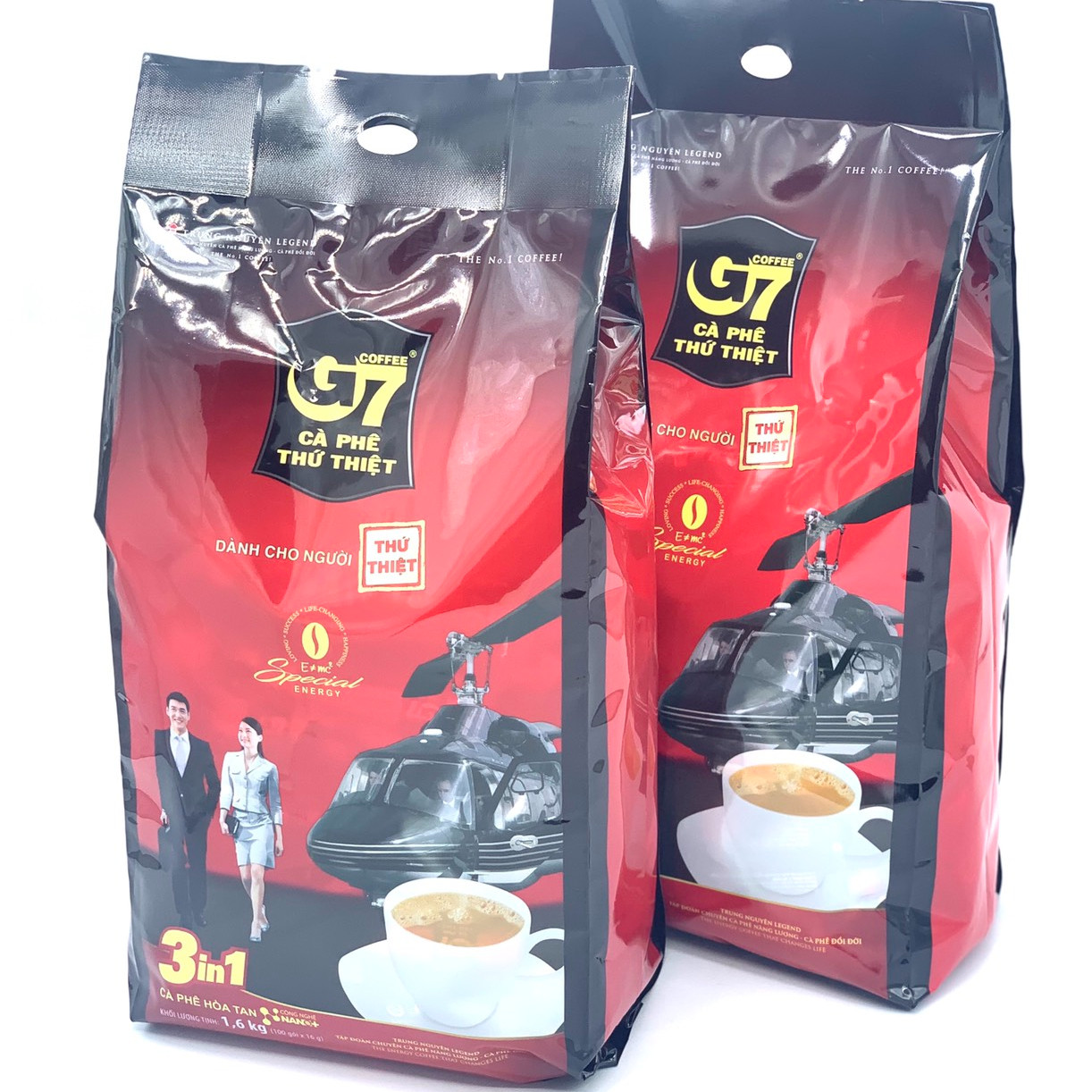 Cà Phê Sữa G7 3in1 Trung Nguyên (100 Gói)-( Combo 2 Bịch)