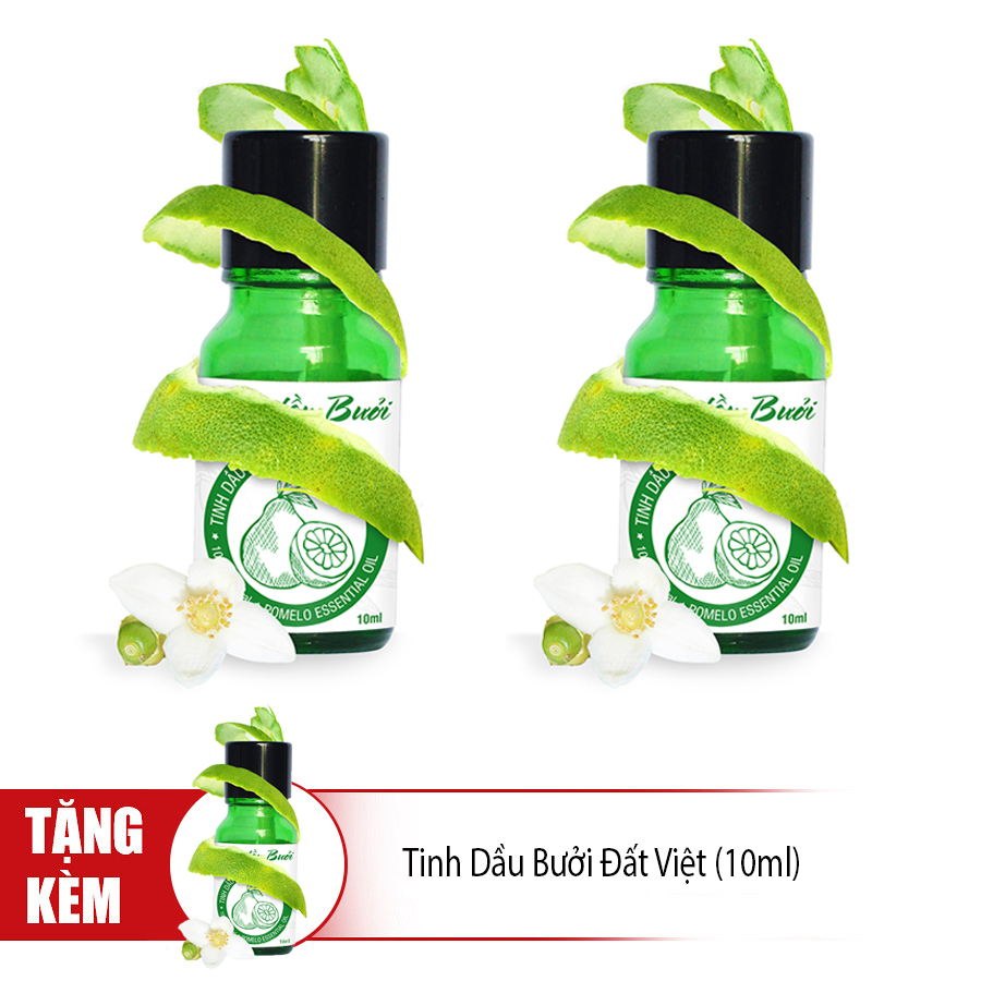 Combo 02 Tinh Dầu Bưởi Đất Việt (10ml)