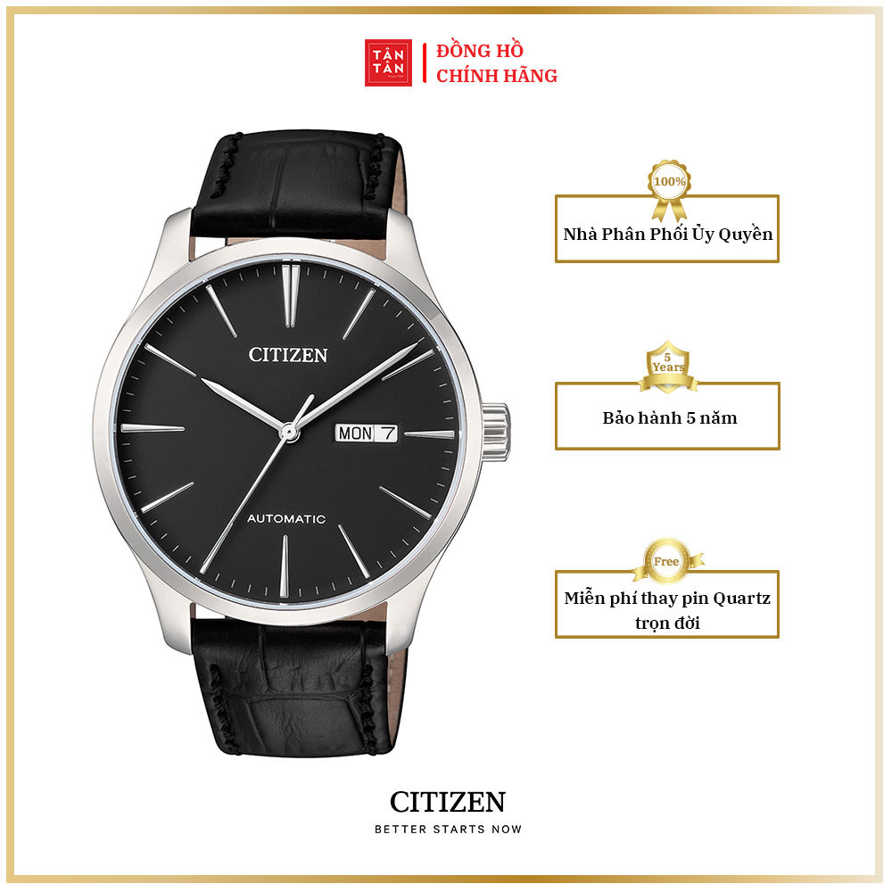 Đồng hồ Nam Citizen Mechanical NH8350-08E 40mm