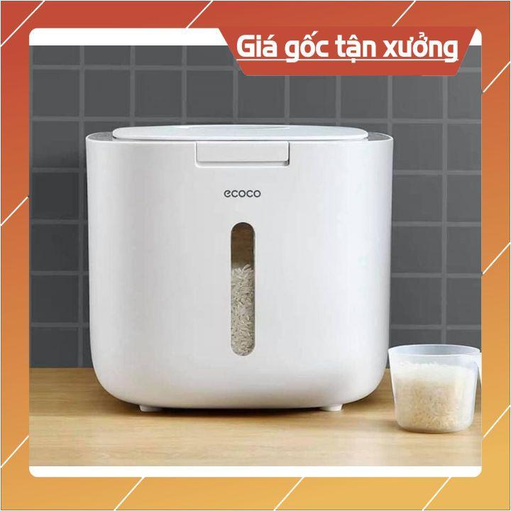 Thùng đựng gạo Ecoco thông minh chống ẩm cao cấp dung tích 10L