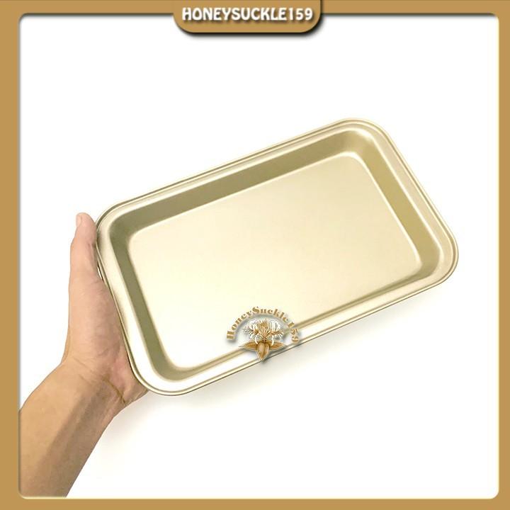 Khay Nướng Bánh Chữ Nhật Chống Dính Mini 28*18*2.6cm