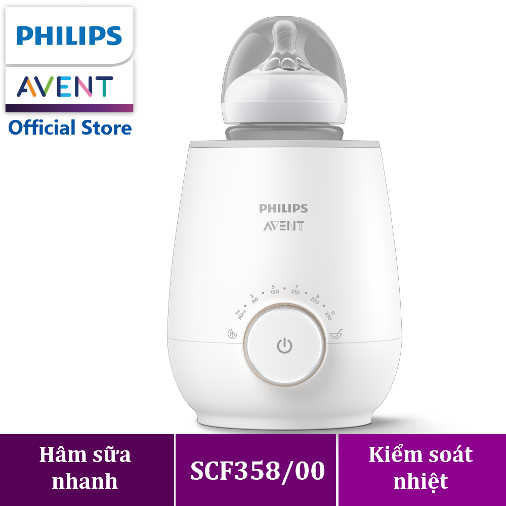 Máy hâm sữa và thức ăn siêu tốc Sunshine hiệu Philips Avent 358.00