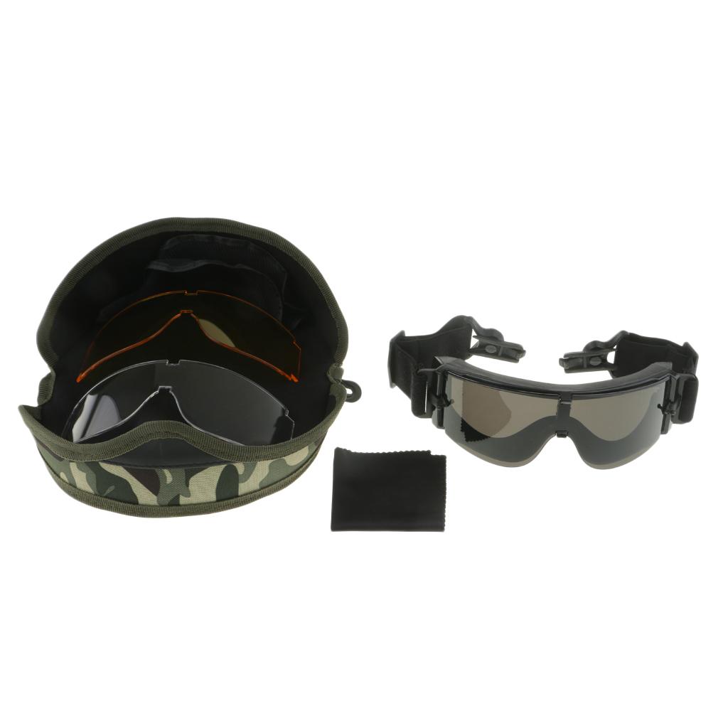 Tactical X800 Goggles Glasses Eyes Protecting for FAST MICH Helmet