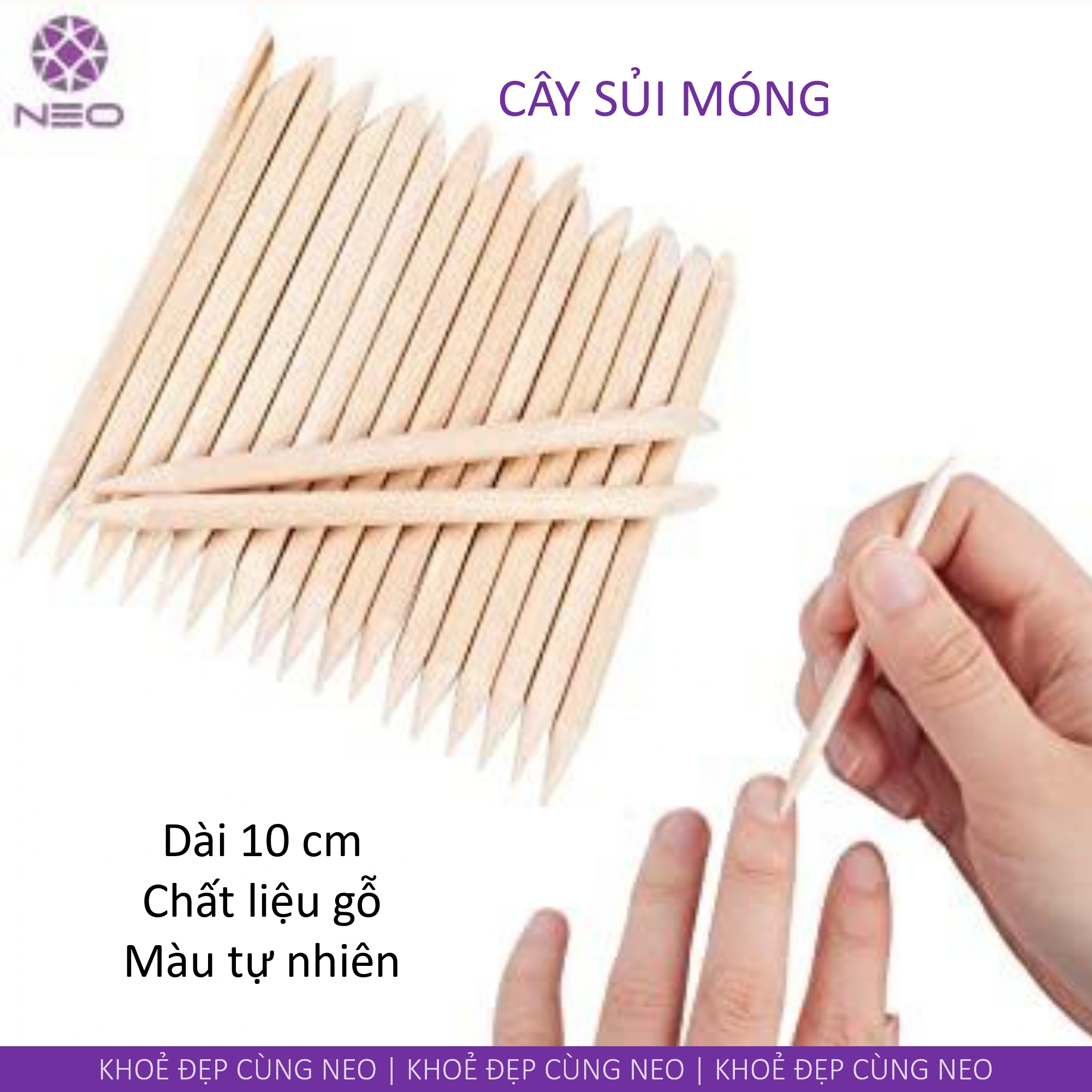 Bộ Dụng Cụ Chăm Sóc Móng Chuyên Nghiệp 4 Trong 1 NEO Thuận Tiện Và Vệ Sinh/ Professional Pedicure Kit 4 in 1