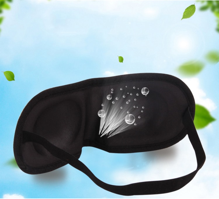 Bộ Bịt Mắt Ngủ 3D Tặng Kèm Bịt Tai Chống Ồn Màu Ngẫu Nhiên