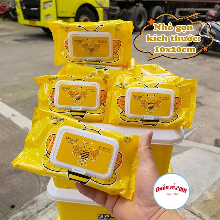 COMBO 5 GÓI Khăn giấy ướt B Duck TẶNG KÈM Thùng nhựa – Giấy ướt vịt vàng cute, dễ dàng mang theo - 01570