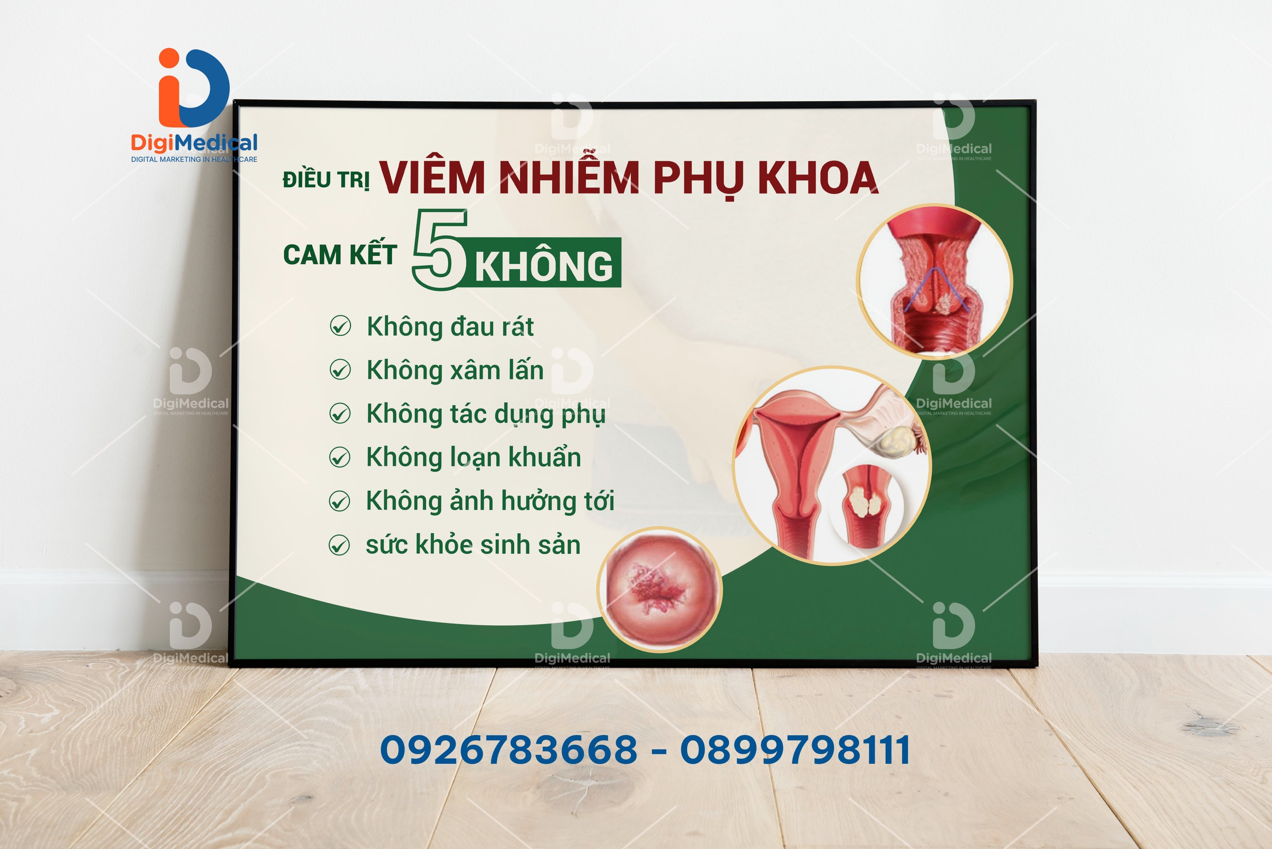 ( Tranh Khung )  Tranh Sản Phụ Khoa -  Tranh Viêm Nhiễm Phụ Khoa