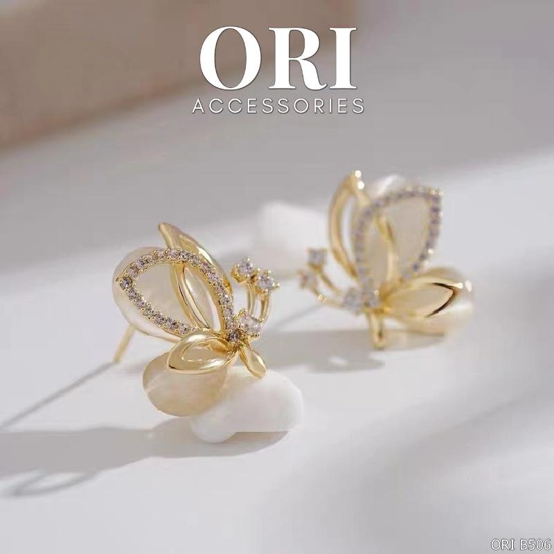 Bông tai nữ hình cánh bướm Alethea xinh xắn ORI ACCESSORIES B506