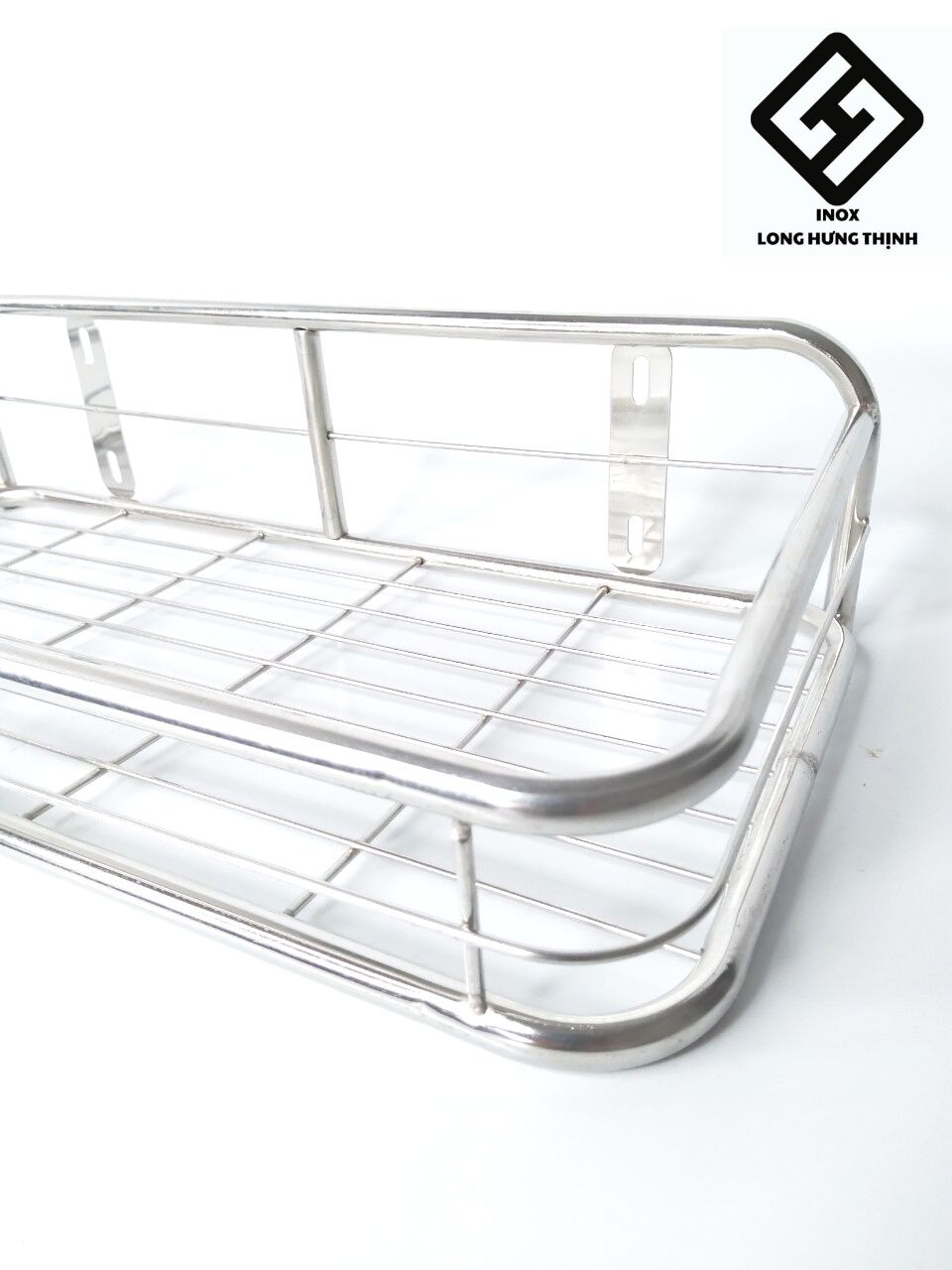 Kệ đựng gia vị nhà bếp INOX không gỉ sét, sáng bóng, kích thước nhỏ gọn, tiện lợi, nhiều size cm