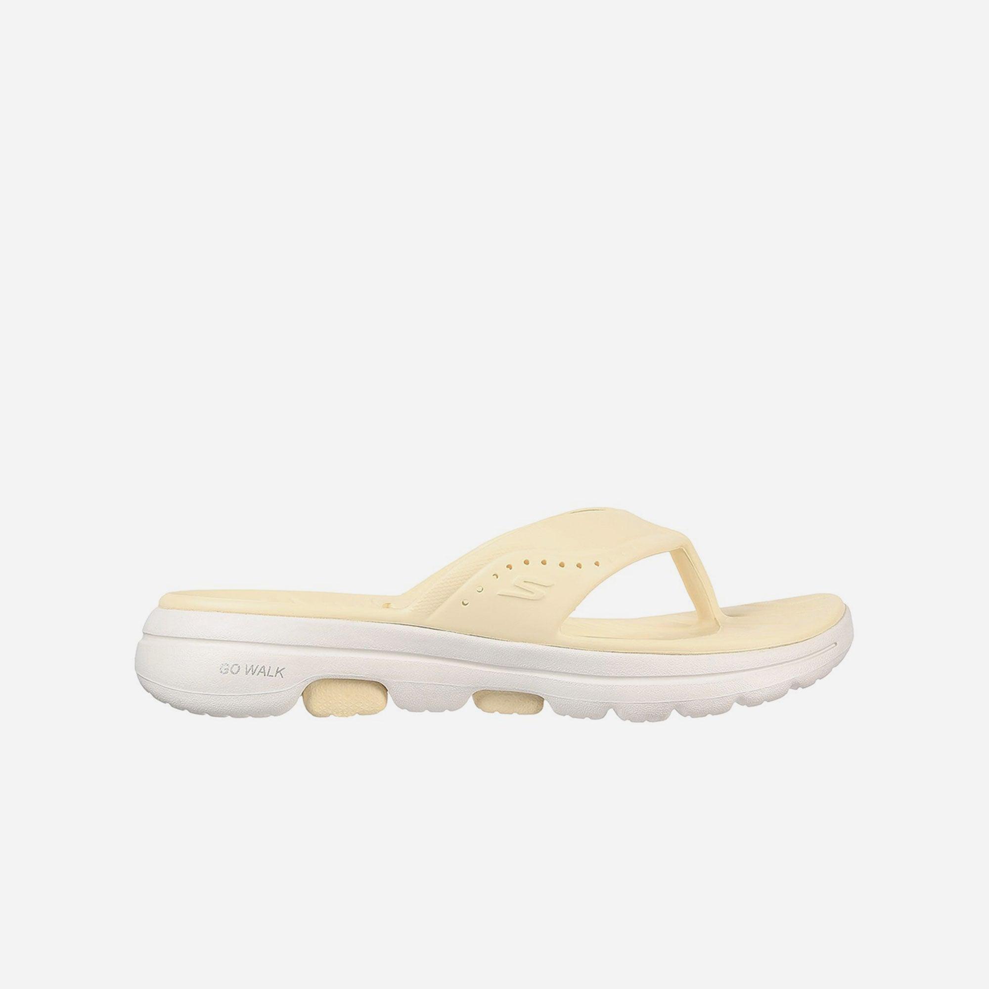 Dép xỏ ngón nữ Skechers Go Walk 5 - Fall For It - 111289-YEL