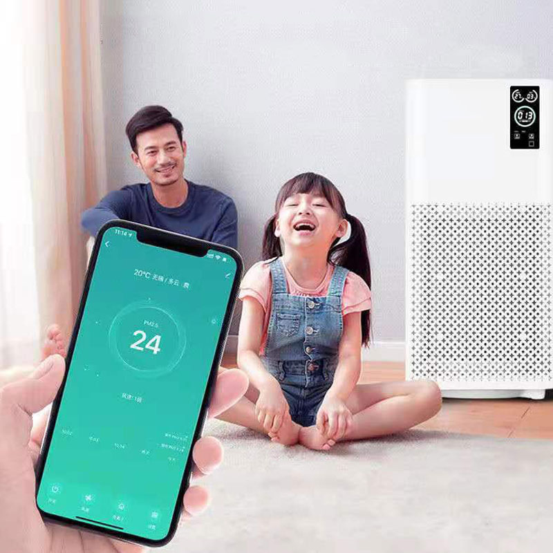 Mày lọc không khí 60m2 Đa năng Cao Cấp - Máy lọc Không khí Với tia cực tím kháng khuẩn Màng lọc Nano bền đẹp PR12