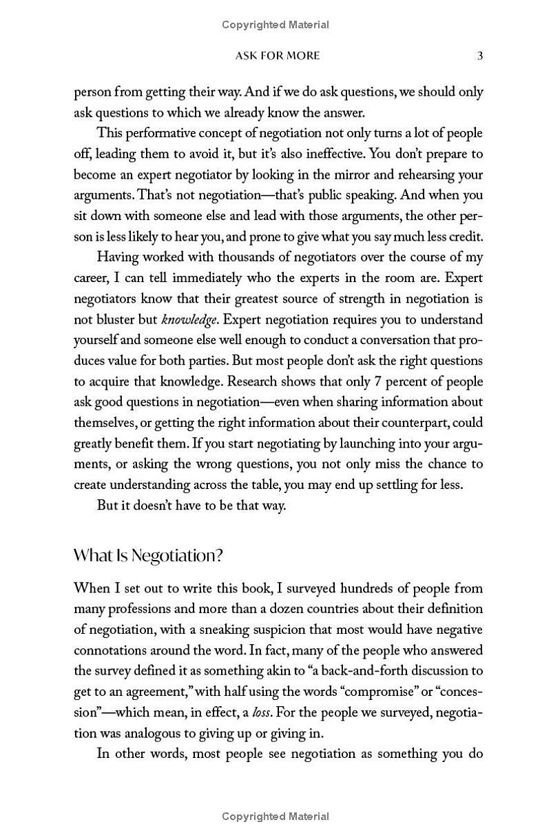 Sách ngoại văn: Ask For More - 10 Questions To Negotiate Anything