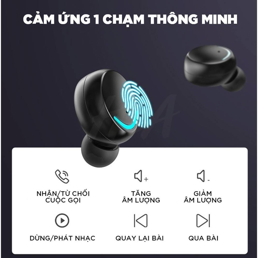 Tai nghe bluetooth siêu nhẹ, âm thanh HI-FI cao cấp kiêm pin sạc dự phòng và giá đỡ điện thoại - Hàng chính hãng