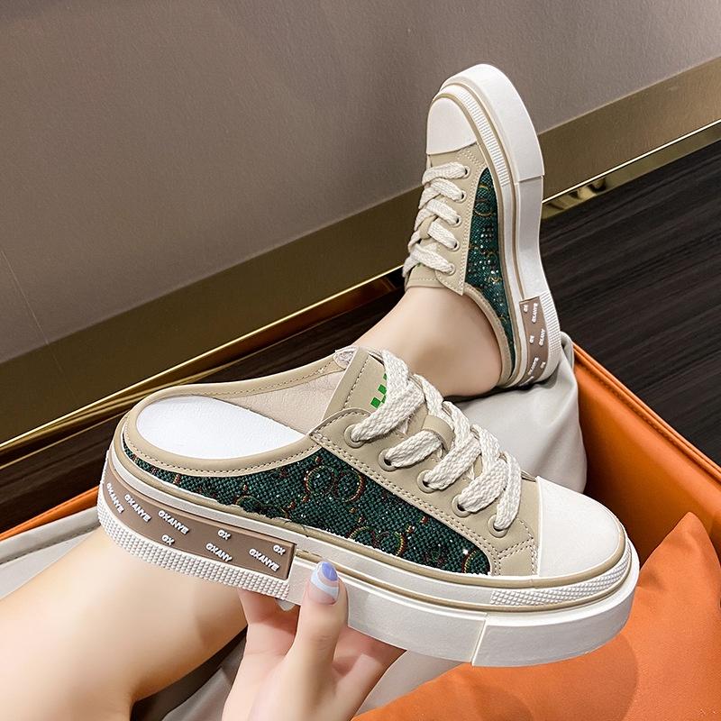 Giày thể thao sneaker nữ sục bata bánh mì độn đế Hàng Quảng Châu mẫu hot trend 2022