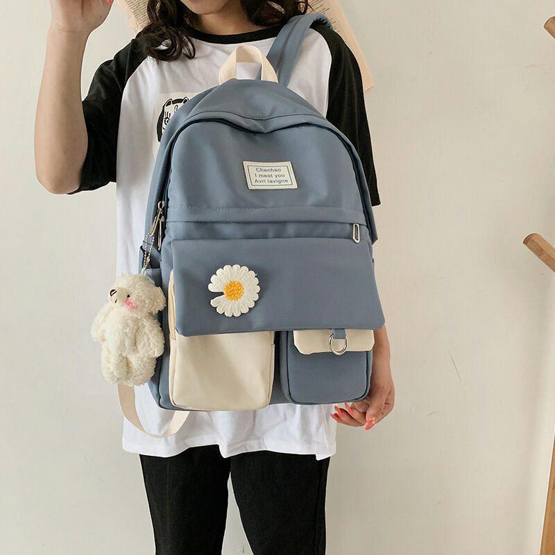Balo ulzzang chống nước thời trang nữ đi học đi chơi dễ thương cute chống nước