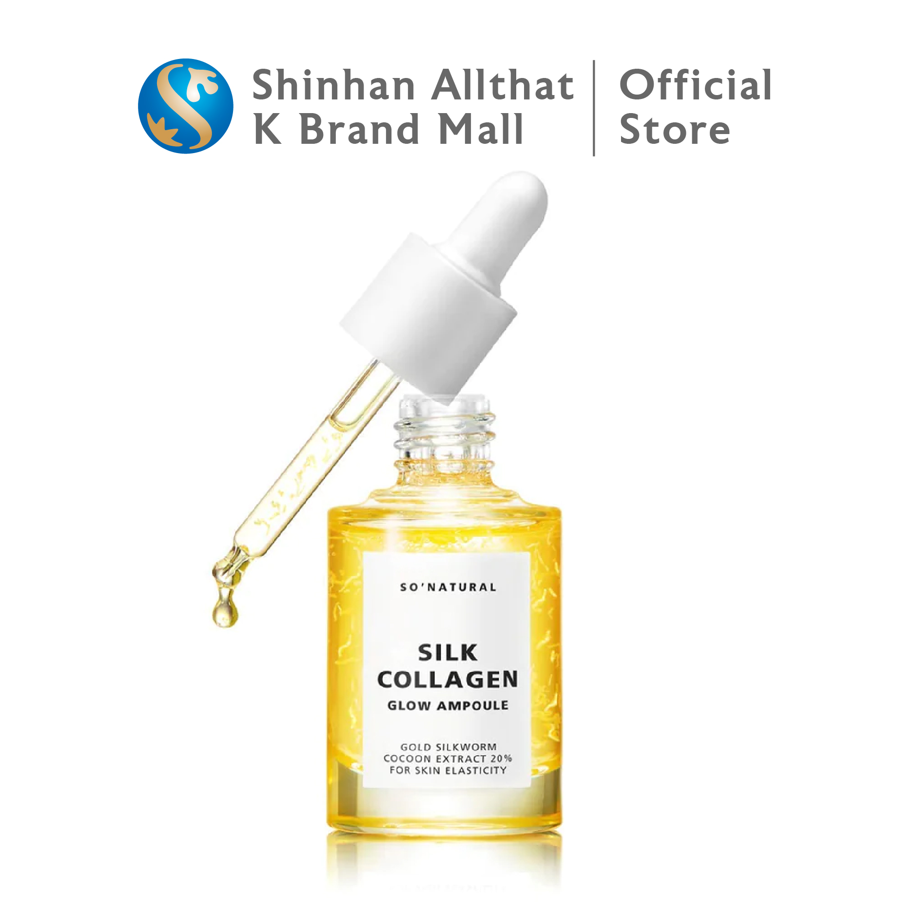 Serum Dưỡng Da Căng Bóng Chống Lão Hoá Silk Collagen Glow AmpouleI 30ml