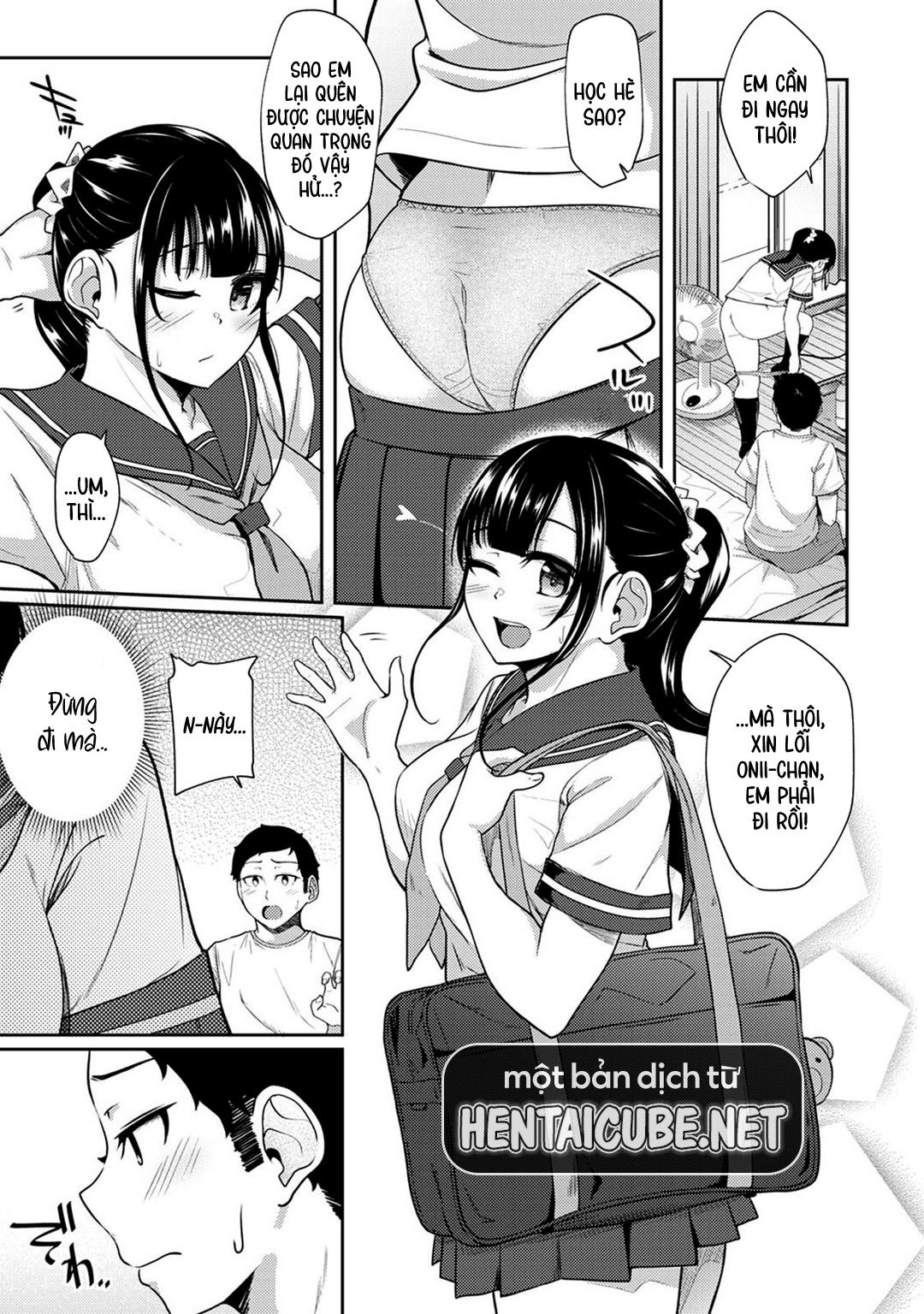 thấy em gái mình đang mặc tạp dề khỏa thân chapter 10 1