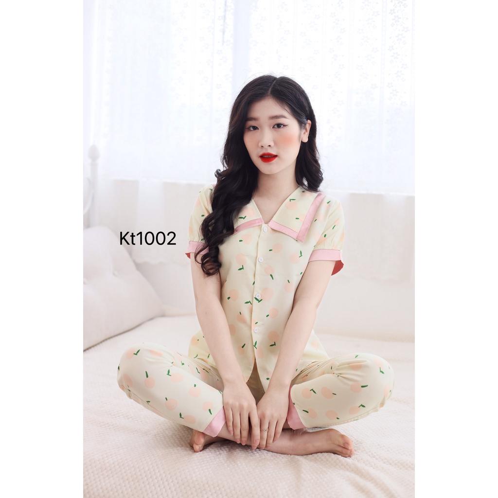 Quần áo ngủ,đồ bộ mặc nhà,mặc sau sinh,họa tiết gấu,hình tim cute