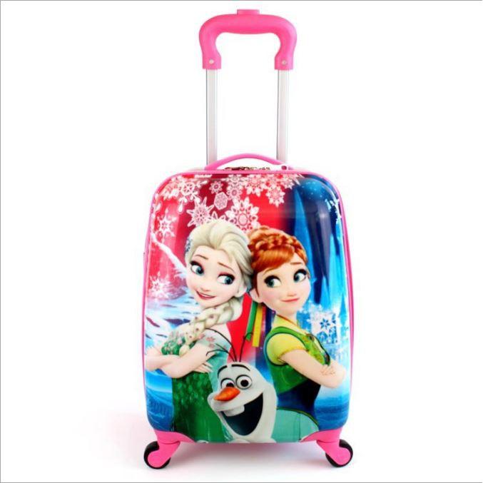Vali du lịch cho bé yêu size 18. hàng cao cấp, in 2 mặt, dễ thương