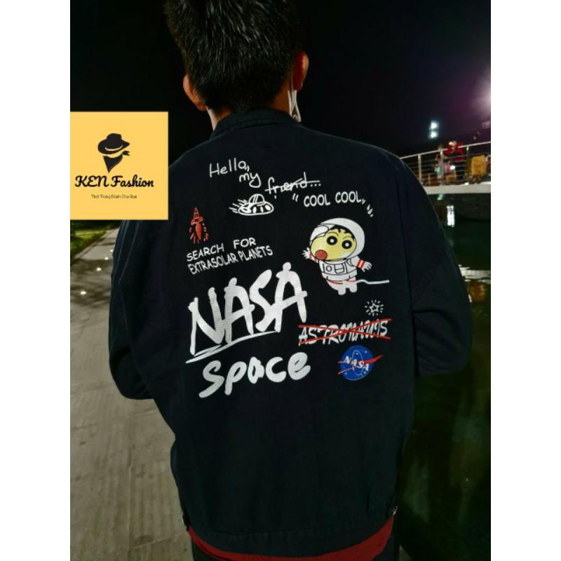 Áo khoác Jean Nasa quảng châu
