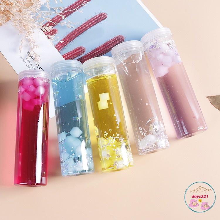 Slime cốm xốp thạch trân châu 7 màu basic slam độc đáo