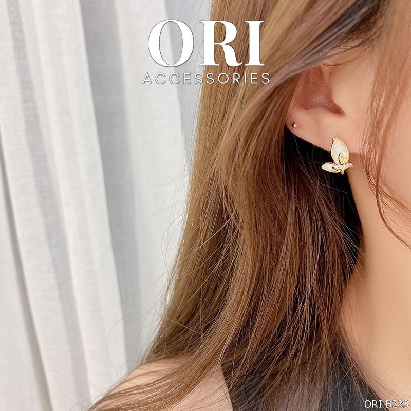 Bông tai nữ cánh bướm dáng nhỏ Kiera tinh tế thời trang ORI ACCESSORIES B233