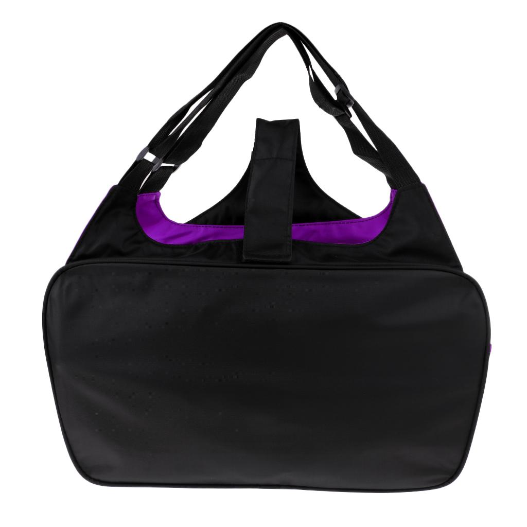 Large Capacity Water Resistant Wet/Dry Adjustable Yoga Mat Carrier Sling Bag Carrier Multi Purpose Storage Pockets with Zipper Closure