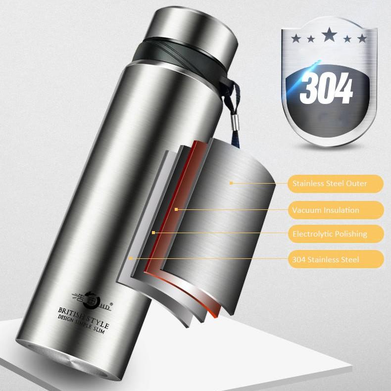Bình chứa dung tích lớn bằng thép không gỉ 304 1500ml