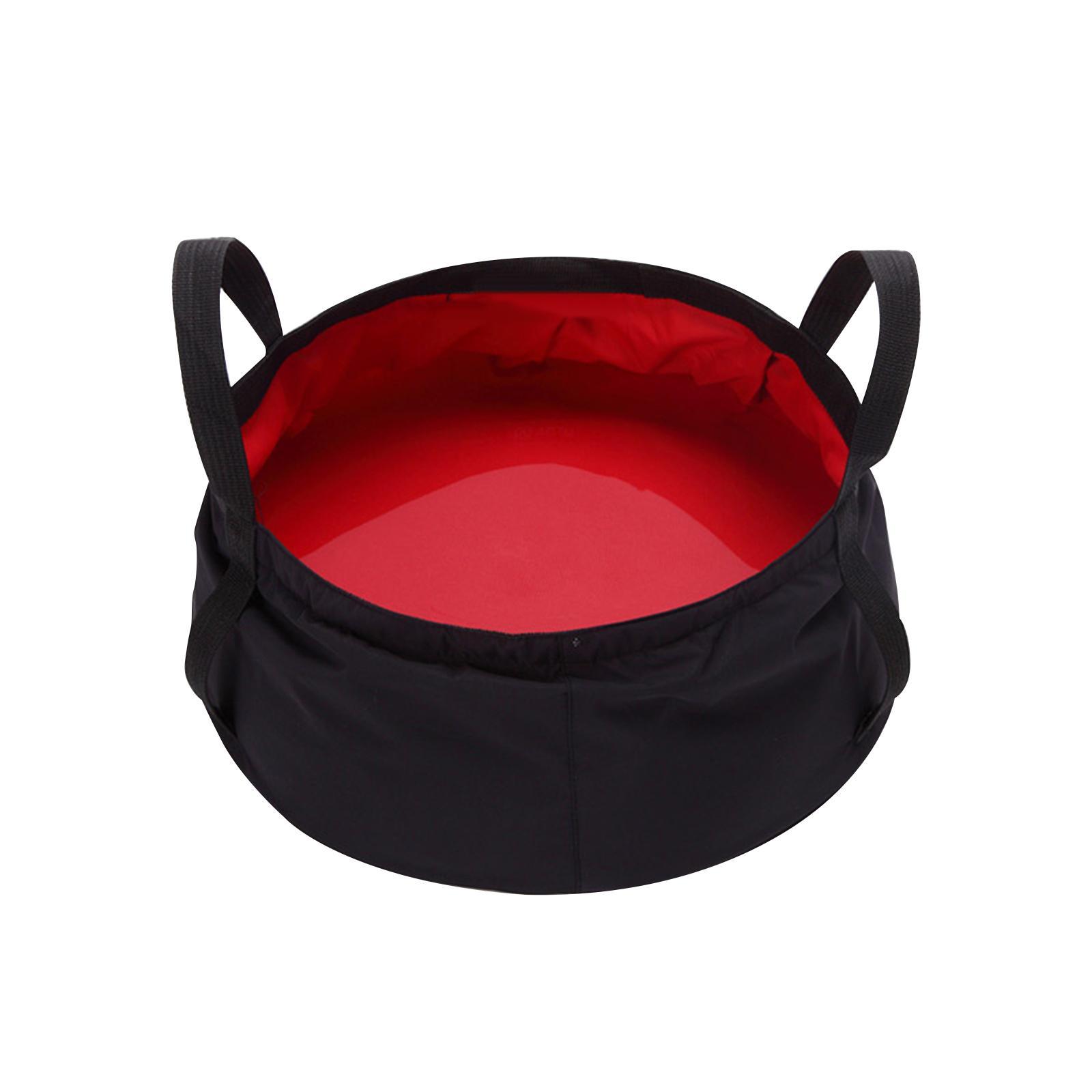 Waterproof Collapsible Water Bucket with Storage Bag Lightweight Water Container Wash Basin for Camping Fishing Backpacking Boat Car Washing