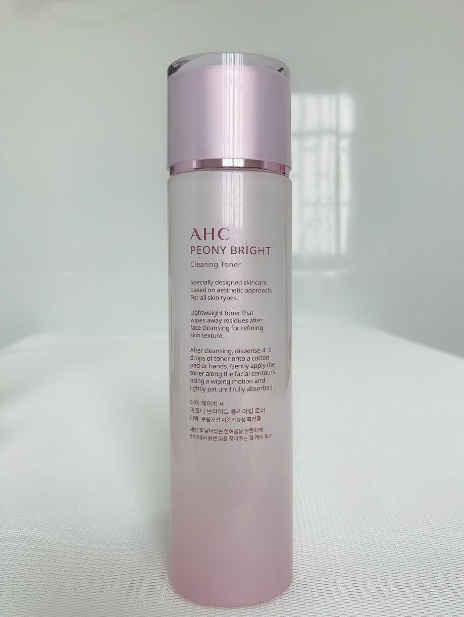 Nước cân bằng làm sáng da AHC PEONY BRIGHT CLEARING TONER 150 ml