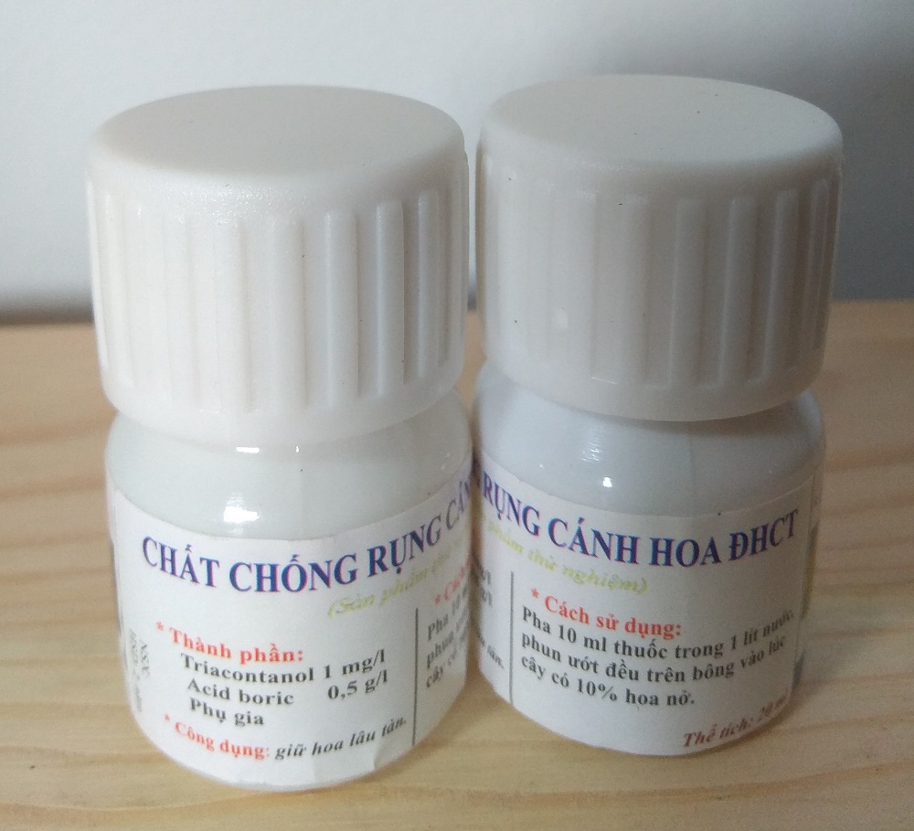 Combo 2 chai chống rụng cánh hoa chuyên dùng cho hoa mai, phong lan, hoa giấy - chai 20 ml