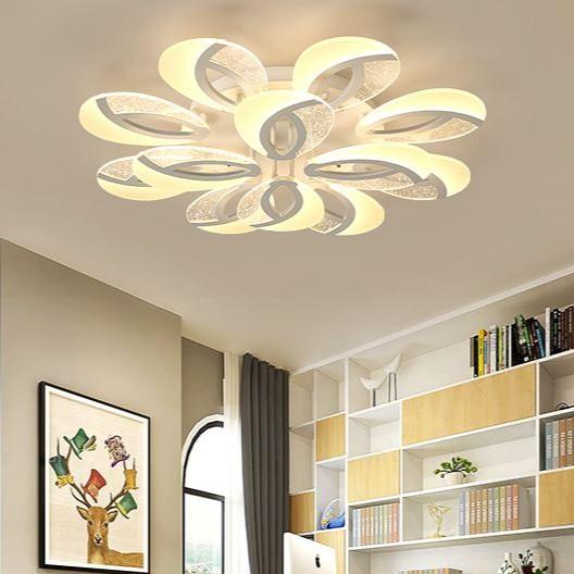 Đèn trần FATAP phong cách hiện đại, sang trọng với 3 chế độ ánh sáng - kèm điều khiển từ xa - .