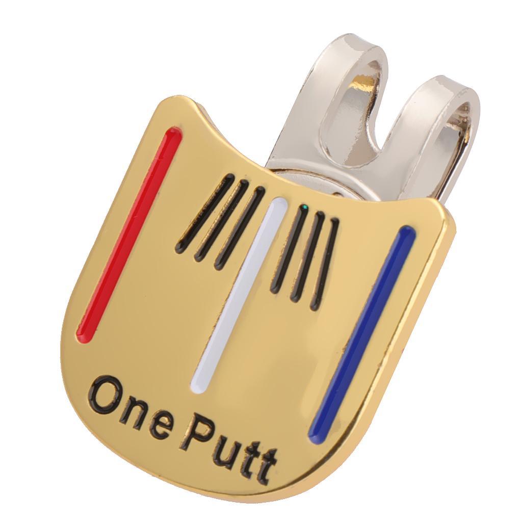 4x Golf Sturdy Alloy Golf Ball Marker Hat Clip Accessories -