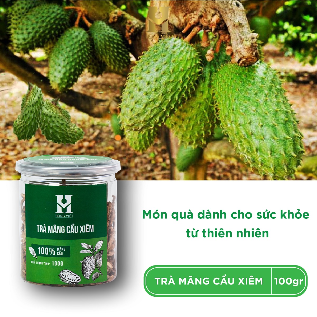 Trà mãng cầu xiêm sấy khô 100gr