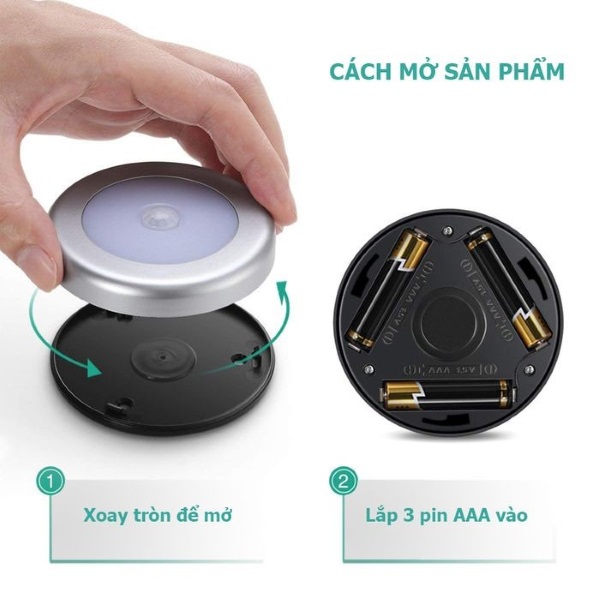 Đèn Led Cảm Biến Ban Đêm Cao Cấp